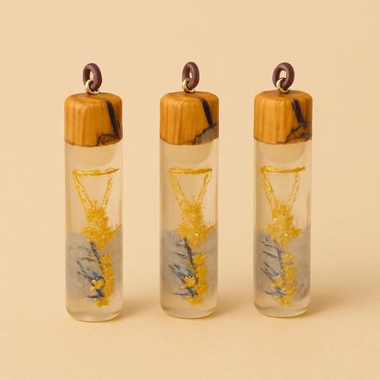 Olivenholz Gedenk-Schmuckanhänger