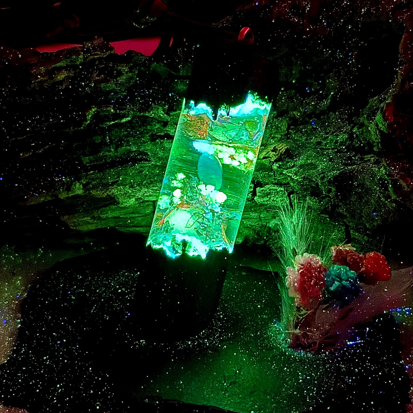 Ziricote und Purple Welo-Opal