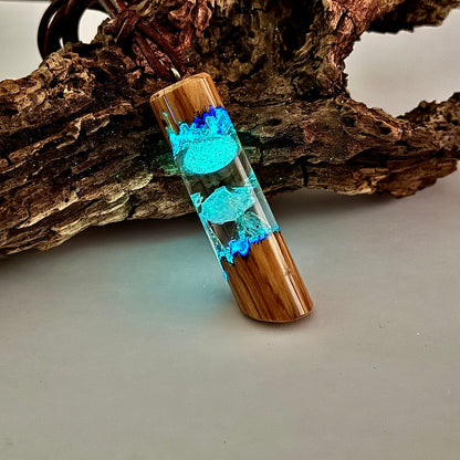 Olivenholz - Welo Opal - Saphir