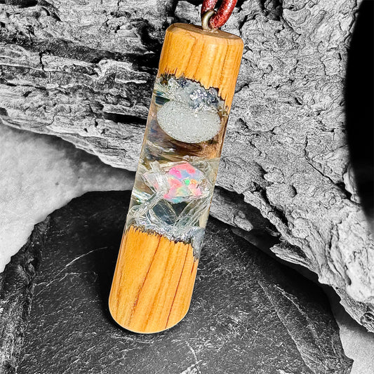 Olivenholz - Welo Opal - Saphir