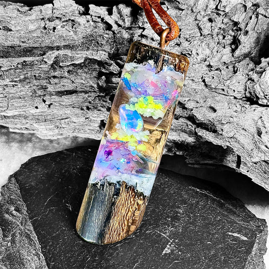 Ziricote und Purple Welo-Opal