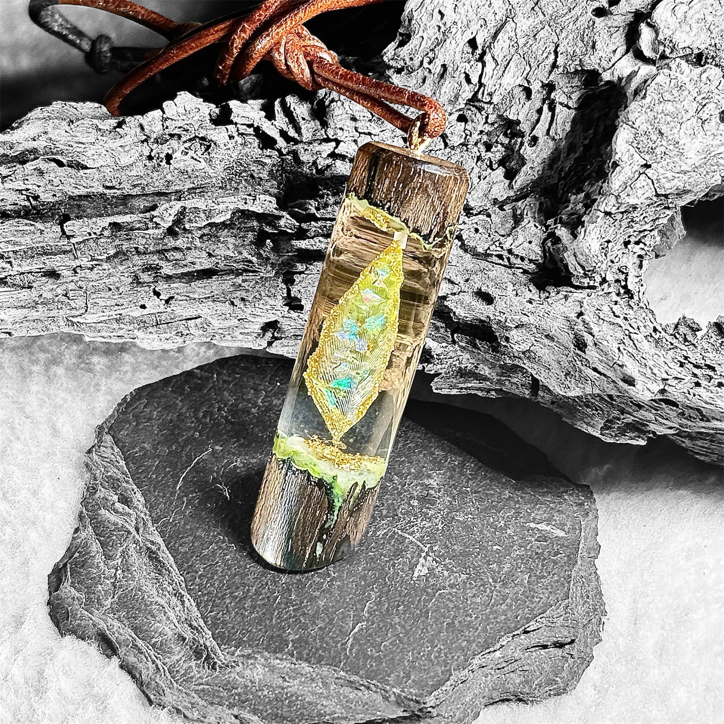 Ziricote Federblatt